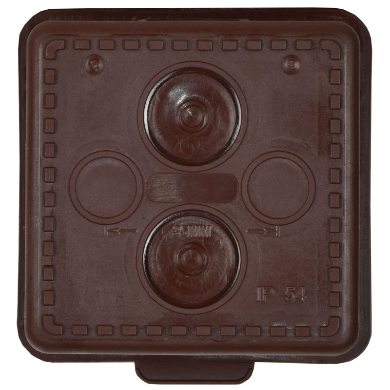  Коробка распаячная ОП КМ 65х65х50 IP54 откид. крышка 4 ввода дуб IEK UKO31-065-065-050-K24-54 фото в каталоге от BTSprom.by