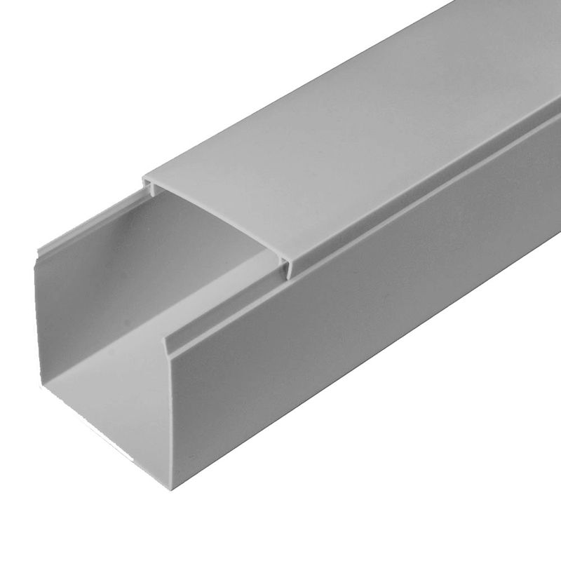 кабель-канал 60х60 l2000 с двойн. замком сер. промрукав pr03.0078 от BTSprom.by