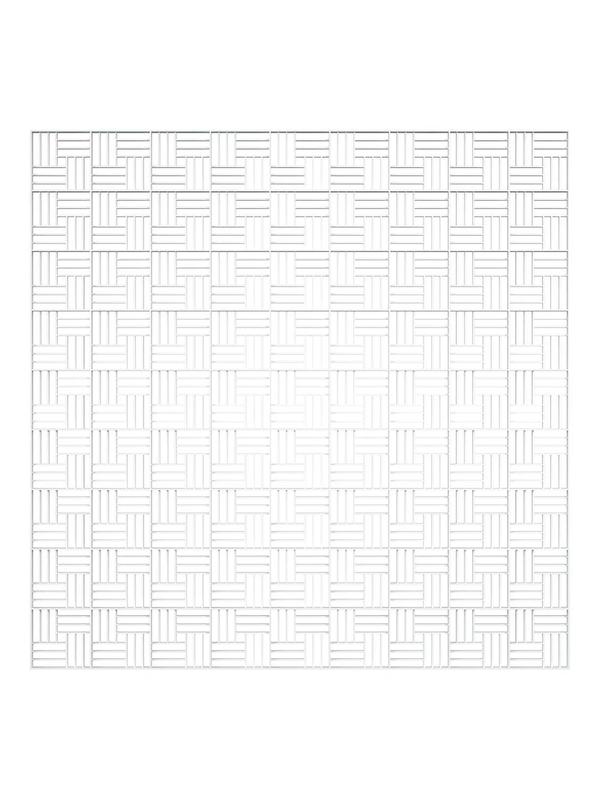  Решетка вентиляционная декоративная потолочная 595х595 бел. (уп.18шт) ERA П6060ДП Fusion фото в каталоге от BTSprom.by