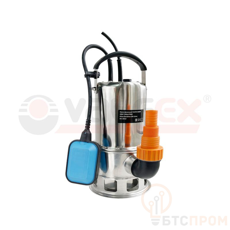 Насос фекальный 200/8 Н (нерж.) (1) VALFEX VF.F.200.8 фото в каталоге от BTSprom.by  Насос фекальный 200/8 Н (нерж.) (1) VALFEX VF.F.200.8 фото в каталоге от BTSprom.by