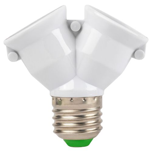  Патрон-разветвитель цокольный E27-2хE27 бел. Эра Б0069587 фото в каталоге от BTSprom.by