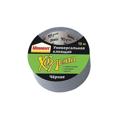 лента клейкая "хозлента момент" 10м черн. момент б0002423 от BTSprom.by
