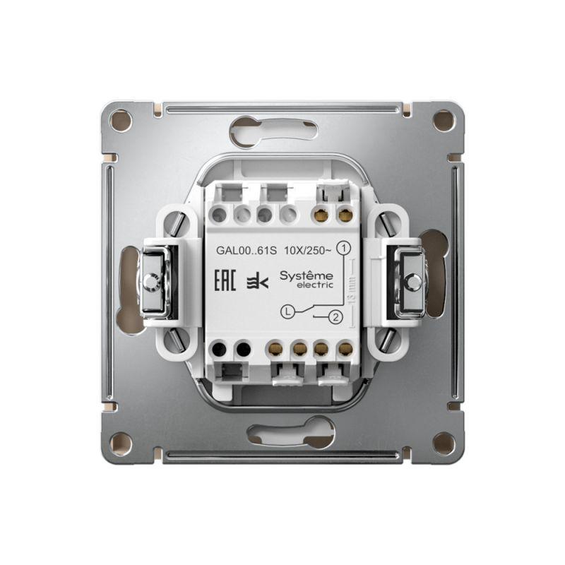  Переключатель 1-кл. ArtGallery 10AX быстрозажим. клем. механизм песочн. SE GAL001261S фото в каталоге от BTSprom.by