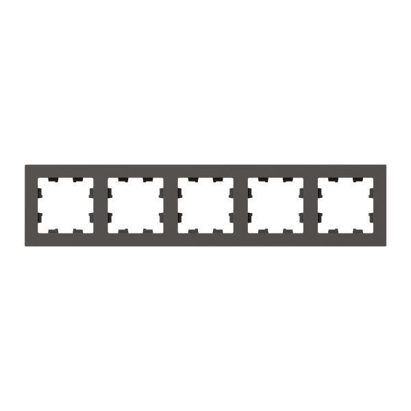 рамка 5-м эпика пластик мокко ekf up1-fpm-05 от BTSprom.by