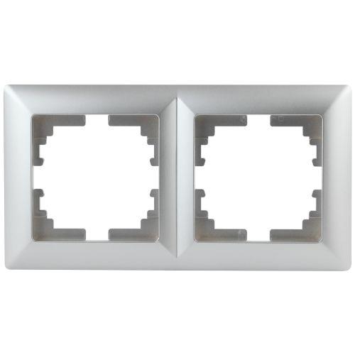 рамка 2-м сп solo алюм. 4-502-03 intro б0043412 от BTSprom.by