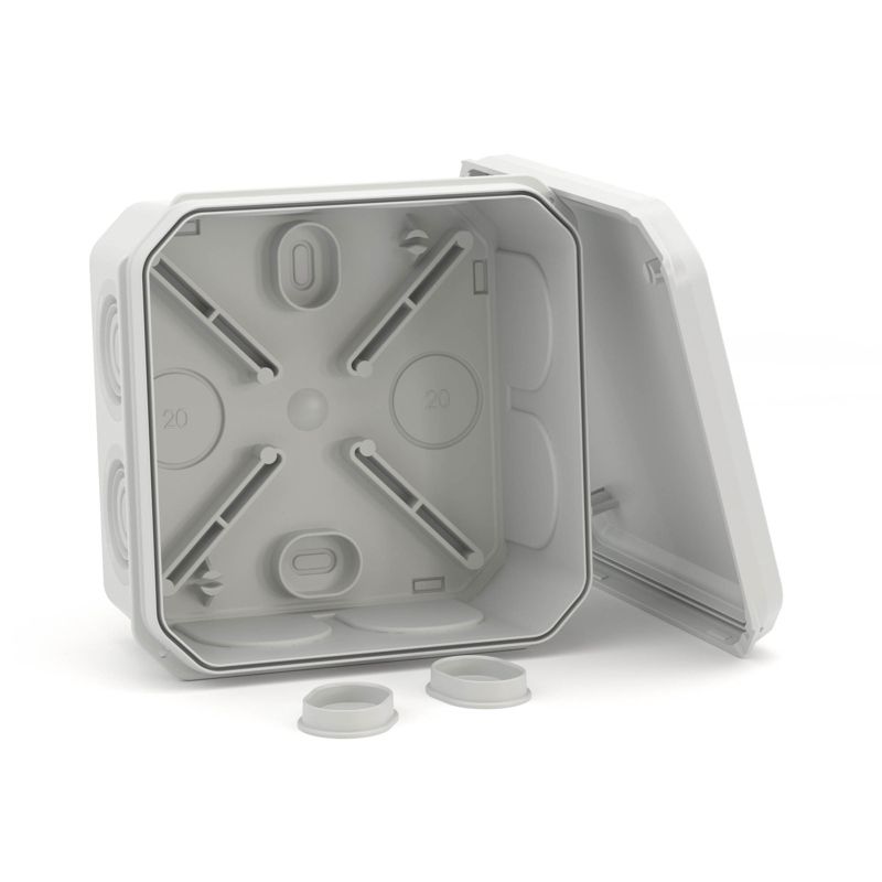  Коробка ответвительная с 8+2 кабельными вводами d20/20мм IP55 85х85х40мм DKC 53785 фото в каталоге от BTSprom.by