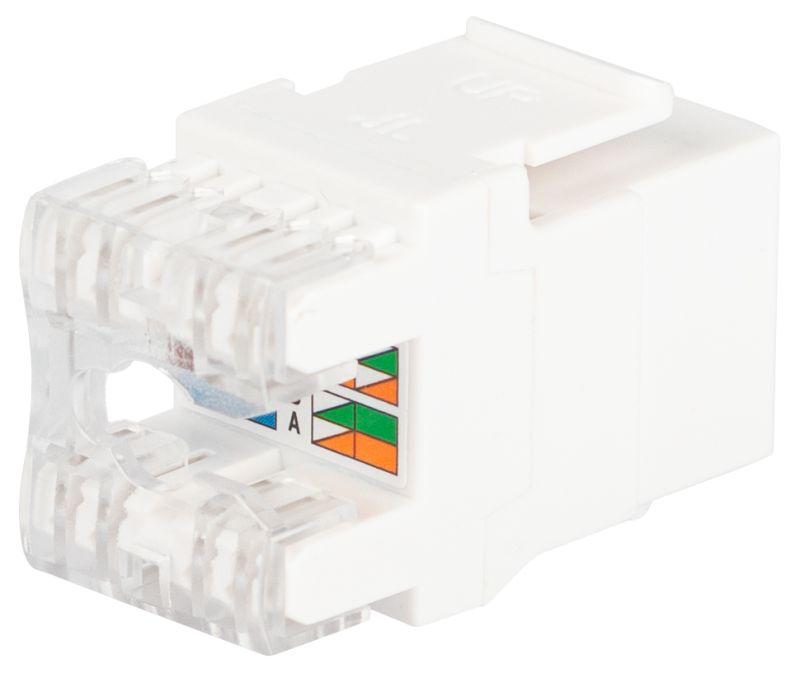 люк 18-8002-01 коннектор rj45 cat6 utp keystone бел. эра б0063290 от BTSprom.by
