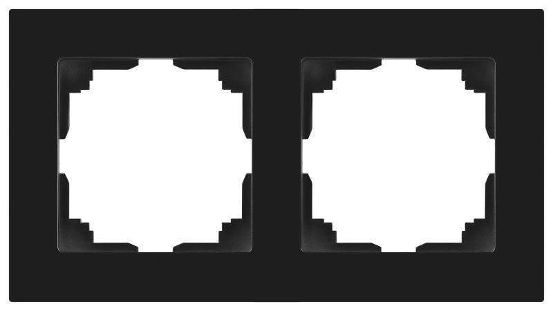 рамка 2-м сп accent 6-502-05 антрацит intro б0063760 от BTSprom.by