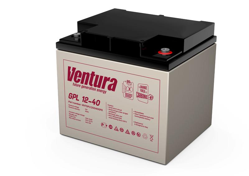 аккумулятор 12в 40а.ч gpl 12-40 ventura от BTSprom.by