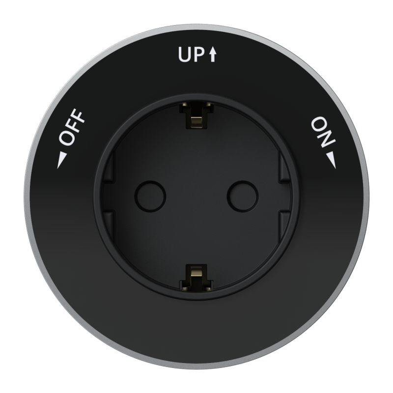 розетка multitrack 16а 250в 2p+e кругл. антрацит se mtk13001b от BTSprom.by