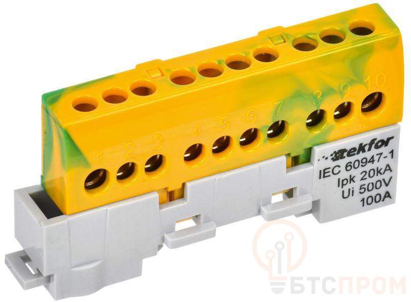 Шина PE "земля" изол. на универс. держ. 6х9-10-ЖЗ TEKFOR IEK TF-NN10-10-KL-K52 фото в каталоге от BTSprom.by  Шина PE "земля" изол. на универс. держ. 6х9-10-ЖЗ TEKFOR IEK TF-NN10-10-KL-K52 фото в каталоге от BTSprom.by