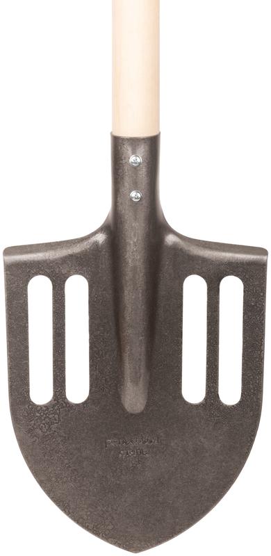  Лопата штыковая облегченная 210х385х1440мм V-ручка; деревянный черенок; рельсовая сталь 77192 фото в каталоге от BTSprom.by