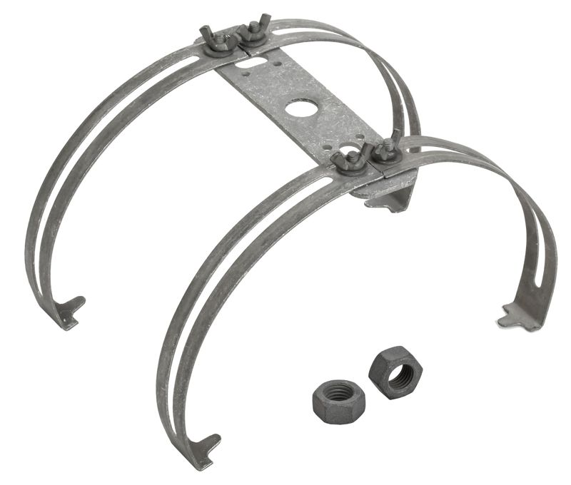 держатель молниеприемника d16 на круглый конек оцинк. сталь td iek zlc10d-lh-06-16 от BTSprom.by