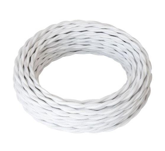 Провод ретро 2х1.5 бел. (уп.20м) RetroElectro 2254727 фото в каталоге от BTSprom.by