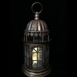 светильник светодиодный декоративный "фонарь" ln3-ld10-ww-во 26х13см 10 led корич. shlights 4690601047373 от BTSprom.by