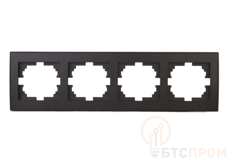 Рамка 4-м Rain горизонт. матов. черн. графит LEZARD 703-4141-149 фото в каталоге от BTSprom.by  Рамка 4-м Rain горизонт. матов. черн. графит LEZARD 703-4141-149 фото в каталоге от BTSprom.by