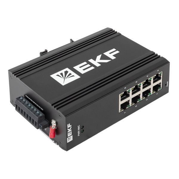  Коммутатор управляемый промышленный уровня L2 ML2-8GT 8 портов 10/100/1000Base-T(X) RJ45 монтаж на DIN-рейку TSX EKF TSX-ML2-8GT фото в каталоге от BTSprom.by