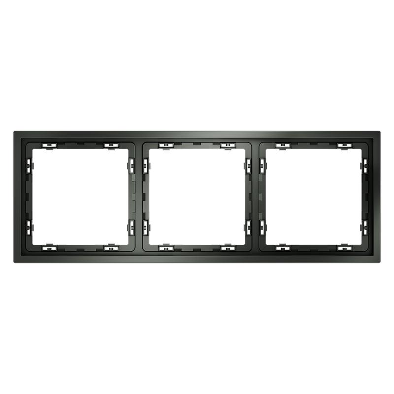  Рамка 3-м S70 пластик. титан Voltum VLS100306 фото в каталоге от BTSprom.by