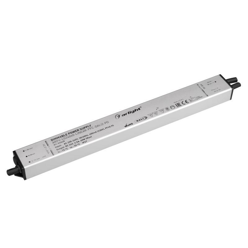 блок питания arpv-lg24060-linear-pfc-dali2-pd 24в 2.5а 60вт ip67 металл arlight 033428 от BTSprom.by