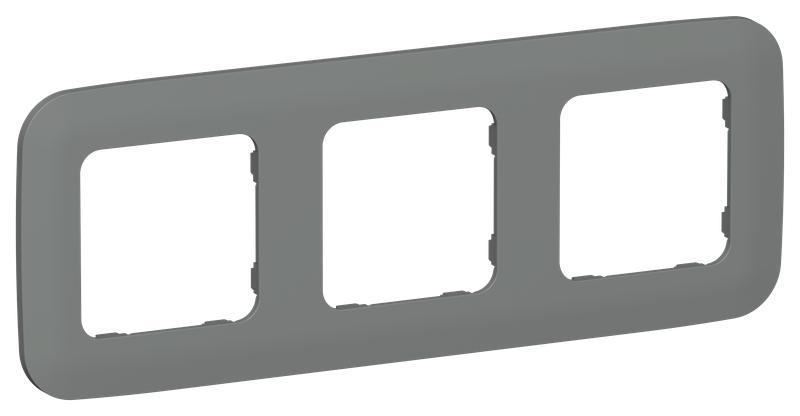 рамка 3-м сп flite ру-3-а-флма мокрый асфальт iek fi-m32-31-20-k80 от BTSprom.by