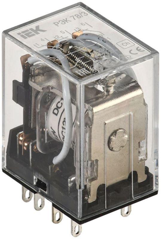 реле рэк 78-3 5а 12в dc iek rrp20-3-05-012d от BTSprom.by