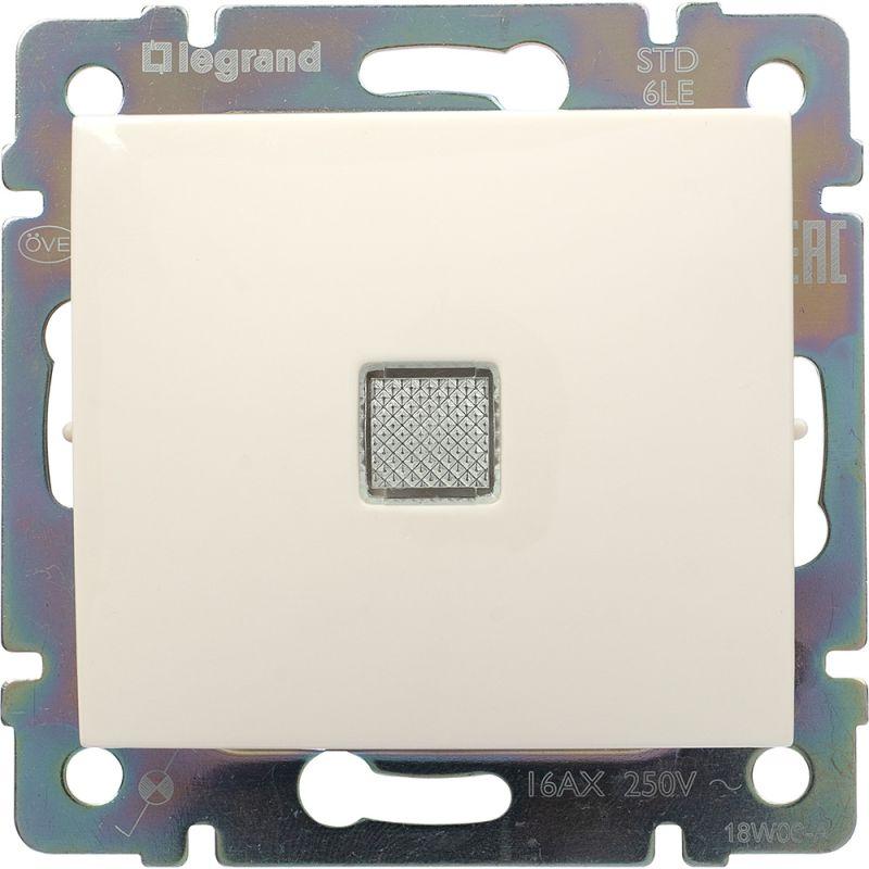 переключатель перекрестный 1-кл. сп valena 10а ip31 250в с подсветкой механизм сл. кость leg 774348 от BTSprom.by