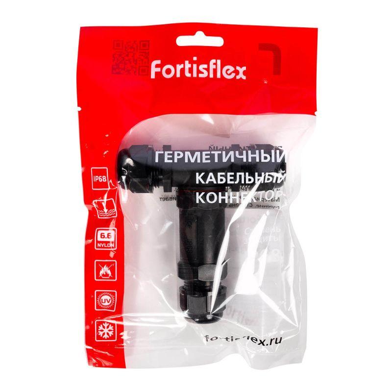  Коннектор кабельный T-образ. FFC-32/3Р-IP68 Fortisflex 89669 фото в каталоге от BTSprom.by