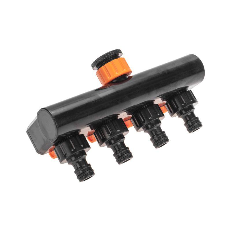  Разветвитель для шланга на 4 канала 1/2-3/4дюйма ЧЕТЫРЕ СЕЗОНА 62-0225 фото в каталоге от BTSprom.by