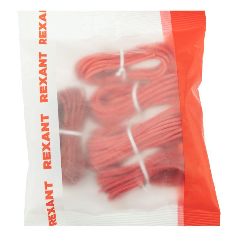  Набор автопровода "Ассорти" 0.50х5м/0.75х5м/1х3м/1.50х3м/2.50х2м красн. (уп.5шт) Rexant 01-6552 фото в каталоге от BTSprom.by