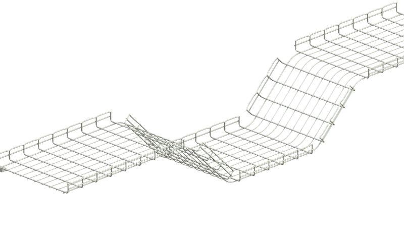 Лоток проволочный 150х54 L3000 сталь 4.4мм CF BS EZ оцинк. CABLOFIL CM000081 от BTSprom.by