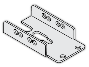 уголок для шин сверху/снизу шкафа (уп.8шт) abb 1stq007432a0000 от BTSprom.by