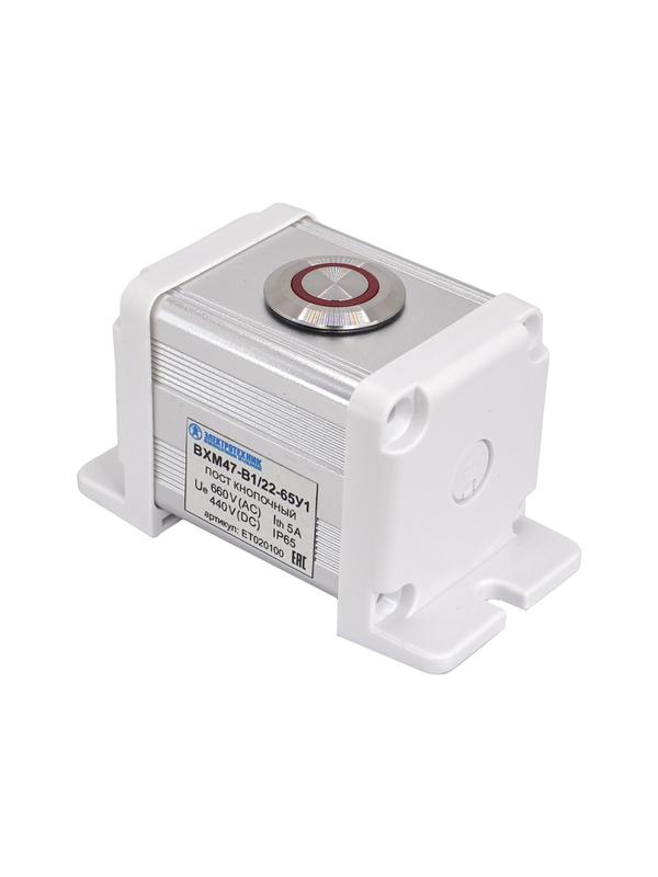 пост управления bxm47-b1/22-65у1 1 цилиндрическая кнопка 1c1no1nc красн. электротехник et020100 от BTSprom.by