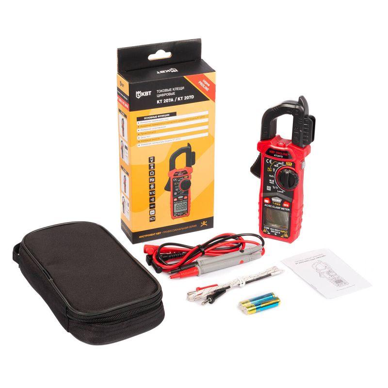  Клещи токовые цифровые KT 207D PROLINE КВТ 91920 фото в каталоге от BTSprom.by