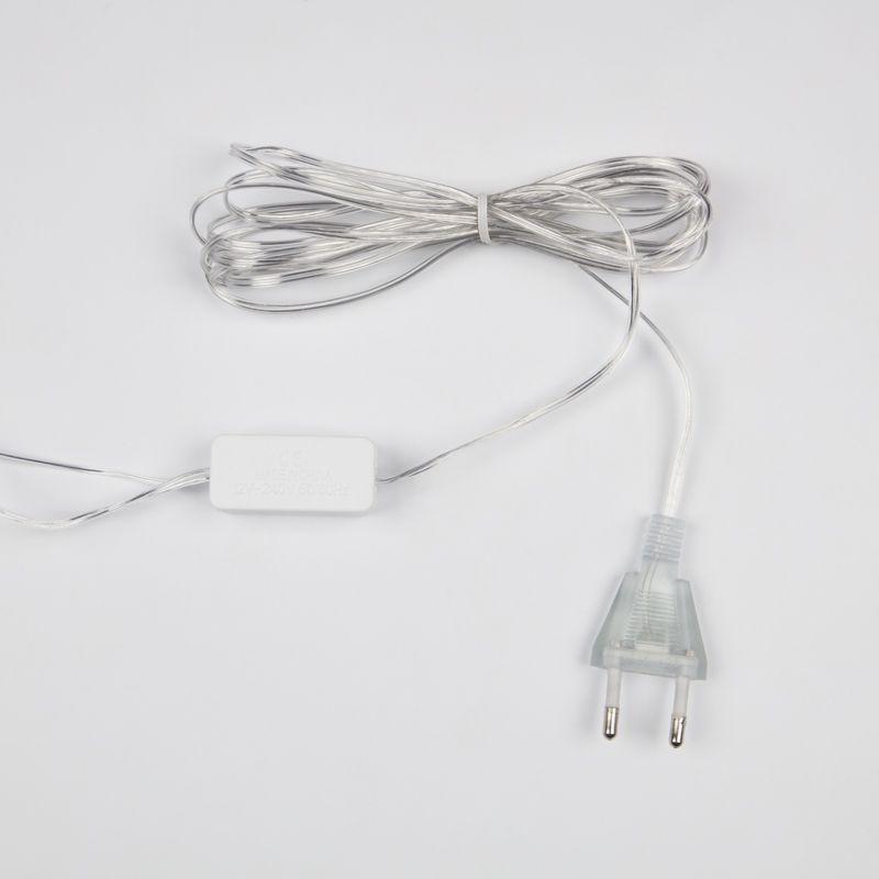  Гирлянда светодиодная "Айсикл" (бахрома) "Звезды" 1.5х0.6м 10LED тепл. бел. 0.51Вт IP20 провод прозр. Neon-Night 303-030 фото в каталоге от BTSprom.by