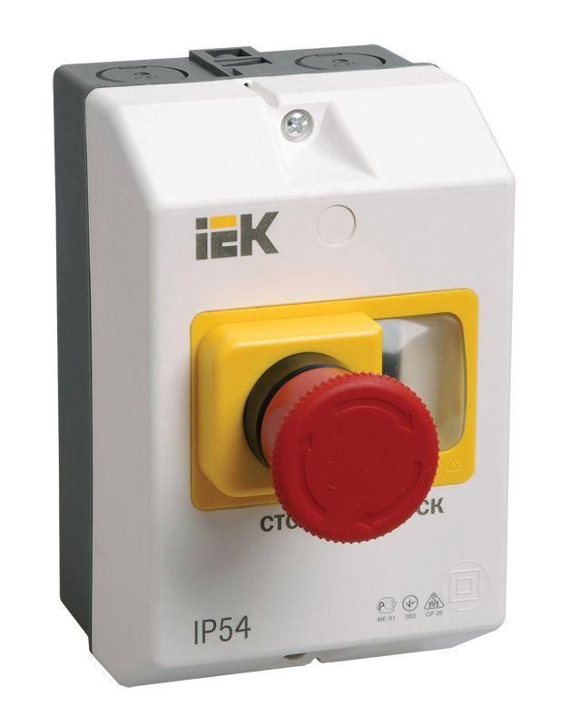 оболочка защитная с кноп. "стоп" ip54 karat iek dms11d-pc55 от BTSprom.by