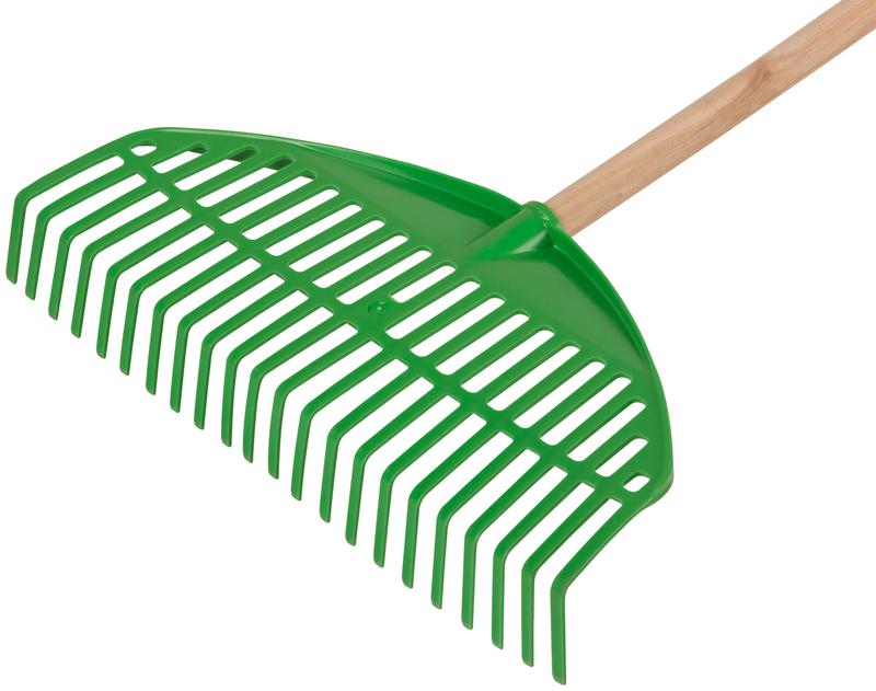  Грабли веерные "Оазис" 22 зуба 440мм с деревянным черенком пластик. 76947 фото в каталоге от BTSprom.by