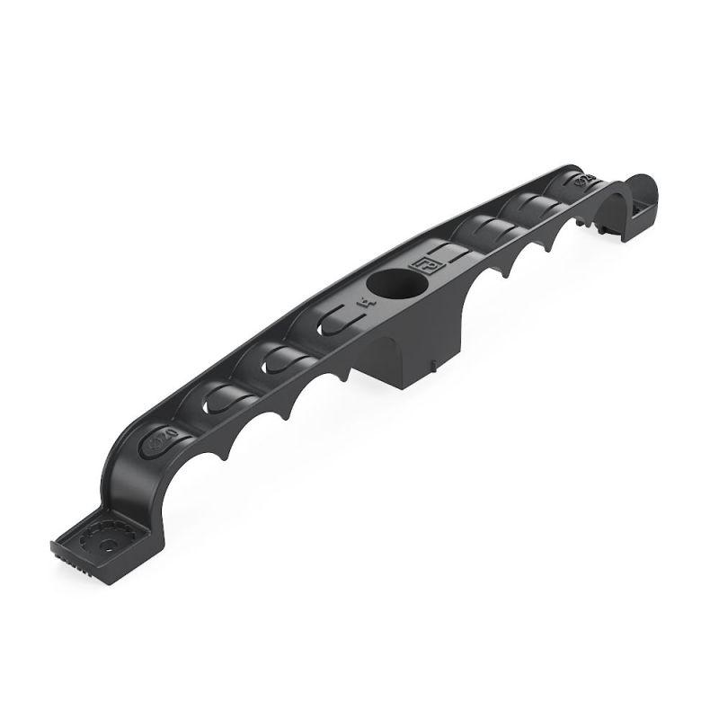 держатель труб d20мм для прямого монтажа двусторонний на 8 мест черн. (уп.20шт) промрукав pr13.03295 от BTSprom.by