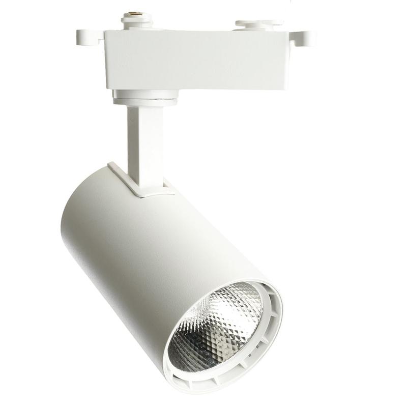 светильник светодиодный трековый на шинопровод 10вт 800лм 4000к 35град. бел. al141 со встроенным драйвером feron 48710 от BTSprom.by