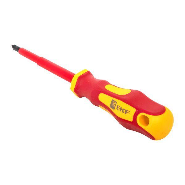  Отвертка PH2х100мм Master 1000В Basic EKF ph-2-100-mas-in фото в каталоге от BTSprom.by