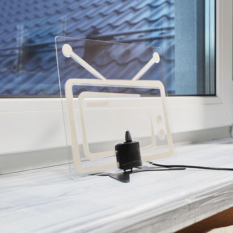  Антенна ТВ комнатная для цифрового телевидения DVB-T2 Ag-718 Rexant 34-0718 фото в каталоге от BTSprom.by