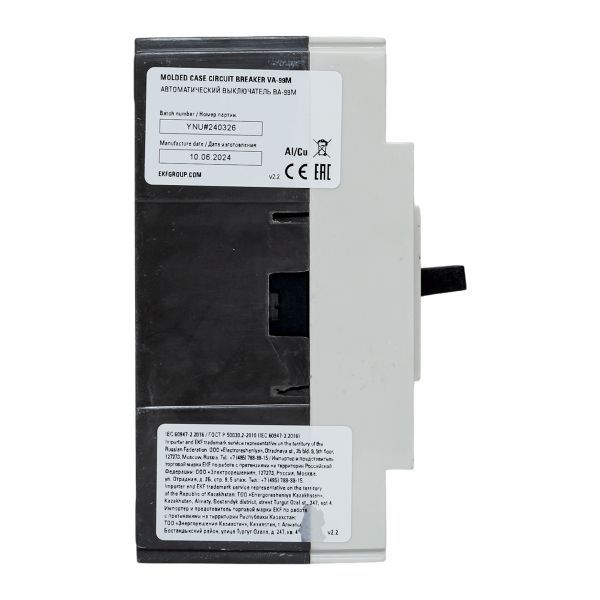  Выключатель автоматический 3п 63/20А 25кА ВА-99М PROxima EKF mccb99-63-20m фото в каталоге от BTSprom.by