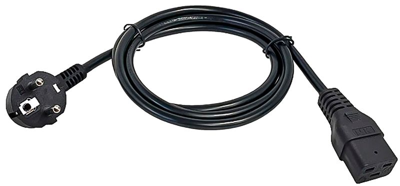 кабель электропитания pdu 3х1.5 2м c19-schuko itk pc-c19d-2m от BTSprom.by