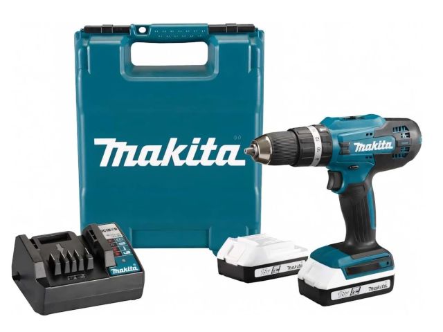 аккум. ударная дрель-шуруповерт makita g-seria hp488d006 в чем. (18.0 в, 2 акк., 2.0 а/ч li-ion, 2 скор., 42 нм, шурупы до 36 мм, сверление в металле до 13 мм) hp488d006 от BTSprom.by