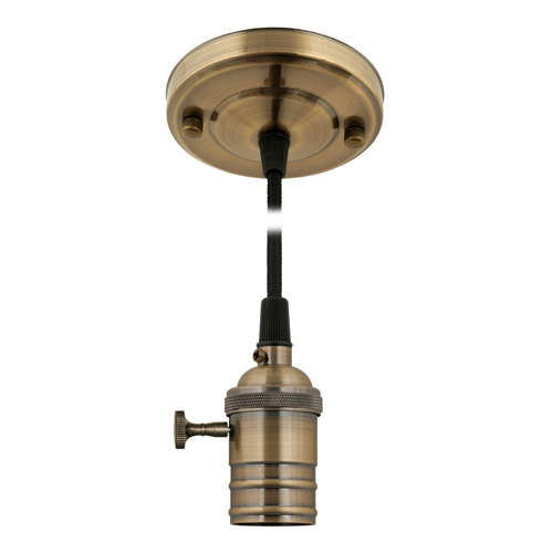 патрон декор. dlc-v-s21k/e27 ts/1.5m/bl bronze uniel ul-00000528 от BTSprom.by