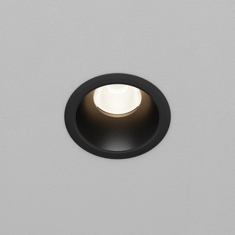  Светильник Dip 10Вт 4000К 50град. встраив. Maytoni DL115-10W-4K-B фото в каталоге от BTSprom.by