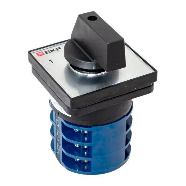  Переключатель кулачковый ПК-1-23 3п 32А "1-0-2" IP65 EKF pk-1-23-32-65 фото в каталоге от BTSprom.by