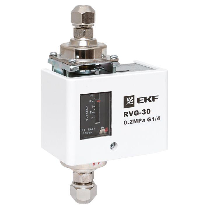 реле перепада давления rvg-30-0.2-4 (0.2 мпа) ekf rvg-30-0.2-4 от BTSprom.by