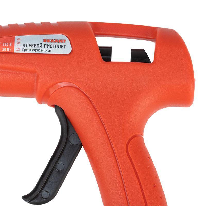  Пистолет клеевой 20Вт ЭКСПЕРТ (блист.) Rexant 12-1510 фото в каталоге от BTSprom.by