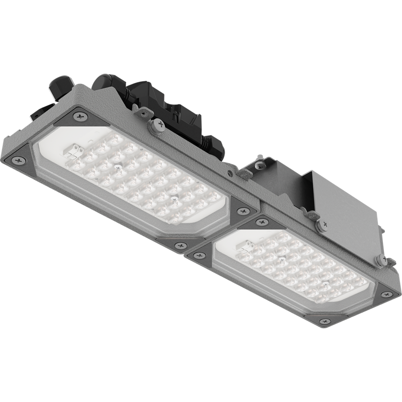 светильник светодиодный puzzle 50w dw1 740 ral9006 with driver ст 1897000030 от BTSprom.by