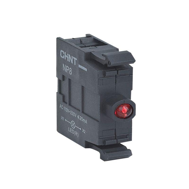 элемент светодиодный для np8 ac 110-230в (r) красн. chint 667535 от BTSprom.by